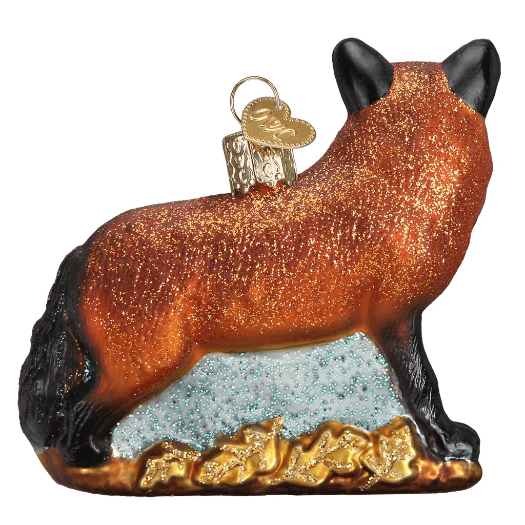 Red Fox Ornament Old World Christmas 4 Red Fox Ornament Old World Christmas - Image 2