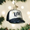 Miller Lite Baseball Cap Ornament Old World Christmas -Glitter Shop image 9 11