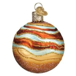 Old World Christmas Blown Glass Jupiter Ornament 8 Old World Christmas Blown Glass Jupiter Ornament -Glitter Shop image 91 1