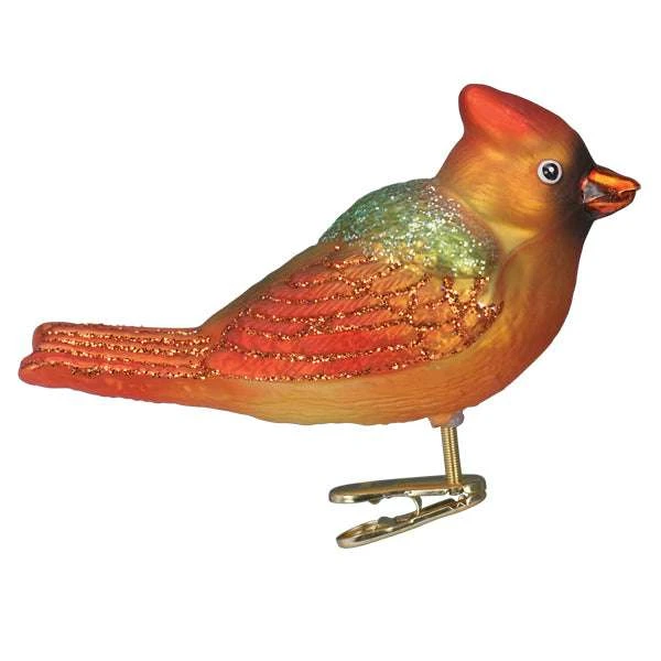 Gentle Cardinal Ornament Old World Christmas 4 Gentle Cardinal Ornament Old World Christmas - Image 2